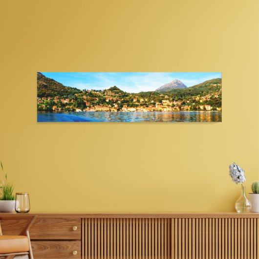 Menaggio aan het Comomeer, Italië. Canvas Afdruk (Insitu (Woonkamer))