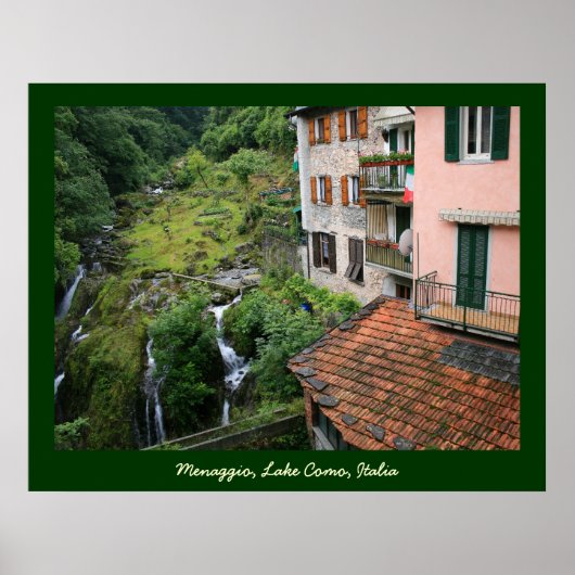 Menaggio Countryside Poster (Voorkant)