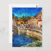 Menaggio on Como Lake, Italië Briefkaart (Voorkant / Achterkant)