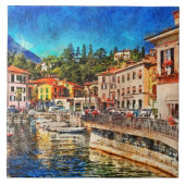 Menaggio on Como Lake, Italië Tegeltje (Voorkant)