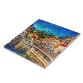 Menaggio on Como Lake, Italië Tegeltje (Zijkant)