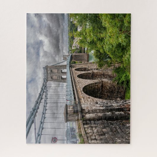 Menai Bridge, Anglesey, Wales, Verenigd Koninkrijk Legpuzzel (Verticaal)