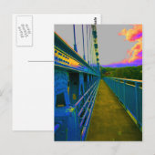 menai hangbrug briefkaart (Voorkant / Achterkant)