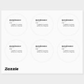 MENAISSANCE RONDE STICKER (Vel)