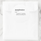MENAISSANCE RONDE STICKER (Tas)