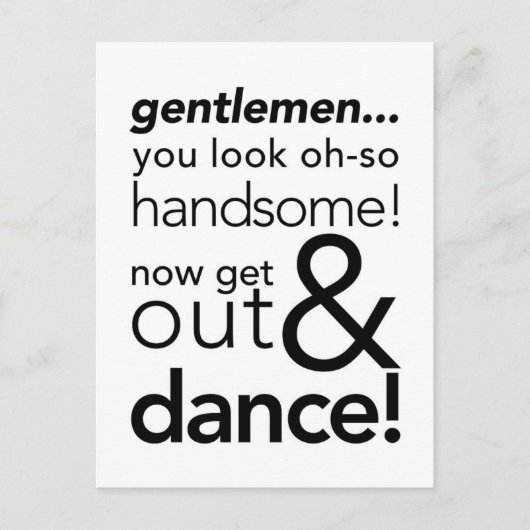 MenBadkamerSign.jg Briefkaart (Voorkant)