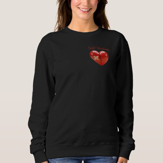 Mended Heart Hoodie - Healing Through Love Trui (Voorkant)