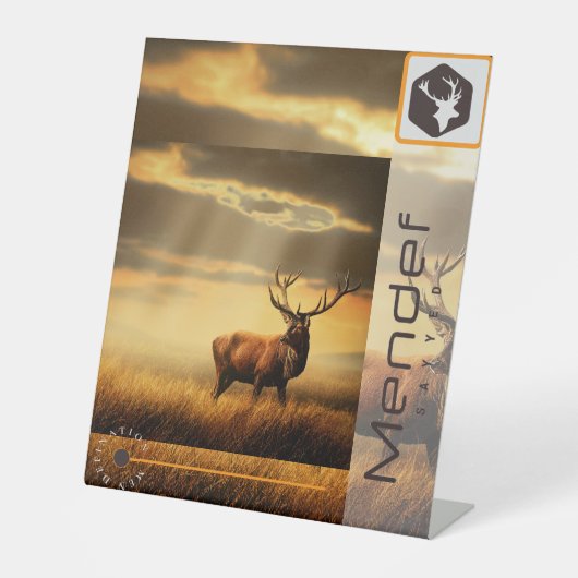 MENDEF RECLAMEBORD MET VOETSTUK (Voorkant)