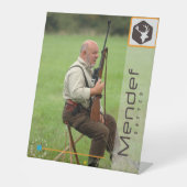 MENDEF RECLAMEBORD MET VOETSTUK (Voorkant)