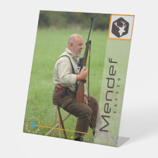 MENDEF RECLAMEBORD MET VOETSTUK