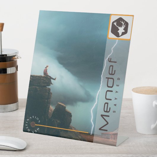 MENDEF RECLAMEBORD MET VOETSTUK (Insitu)