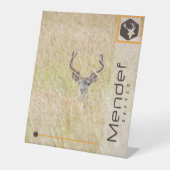 MENDEF RECLAMEBORD MET VOETSTUK (Voorkant)