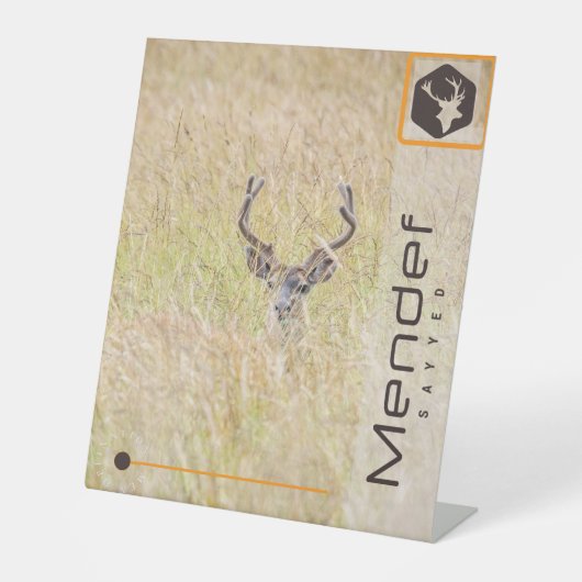 MENDEF RECLAMEBORD MET VOETSTUK (Voorkant)