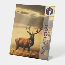 MENDEF RECLAMEBORD MET VOETSTUK