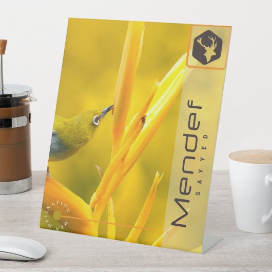 MENDEF RECLAMEBORD MET VOETSTUK (Insitu)