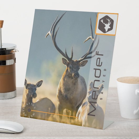 MENDEF RECLAMEBORD MET VOETSTUK (Insitu)