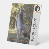 MENDEF RECLAMEBORD MET VOETSTUK (Voorkant)