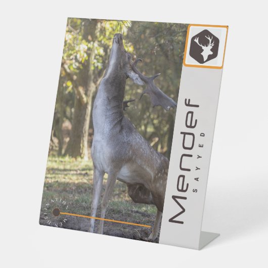 MENDEF RECLAMEBORD MET VOETSTUK (Voorkant)