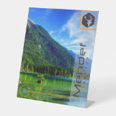 MENDEF RECLAMEBORD MET VOETSTUK (Voorkant)