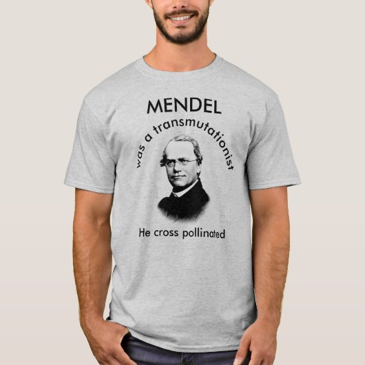 Mendel Crossed Pollinated T-shirt (Voorkant)