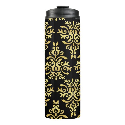 Mendela Pattern, Gold Thermosbeker (Voorkant)