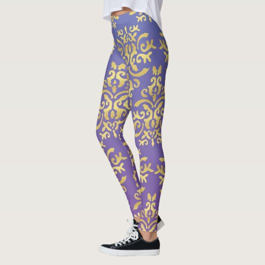 Mendela Pattern, paars Leggings (Links)