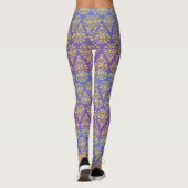 Mendela Pattern, paars Leggings (Achterkant)
