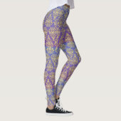 Mendela Pattern, paars Leggings (Rechts)