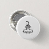MENDELSSOHN PORTRAIT RONDE BUTTON 3,2 CM (Voorkant /achterkant)