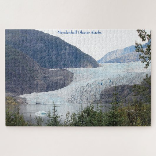 Mendenhall Glacier Alaska Jigzaag Puzzle Legpuzzel (Horizontaal)