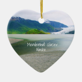 Mendenhall Glacier Alaska Keepomwille Keramisch Ornament