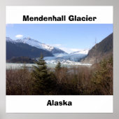 Mendenhall Glacier, Alaska Poster (Voorkant)