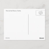 Mendenhall Glacier Briefkaart (Achterkant)