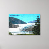 Mendenhall Glacier Canvas Afdruk (Voorkant)