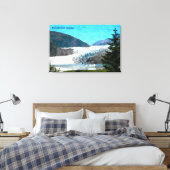Mendenhall Glacier Canvas Afdruk (Insitu (Slaapkamer))