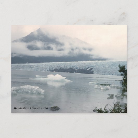 Mendenhall Glacier Foto Briefkaart (Voorkant)