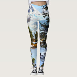 Mendenhall Glacier in de winter Leggings