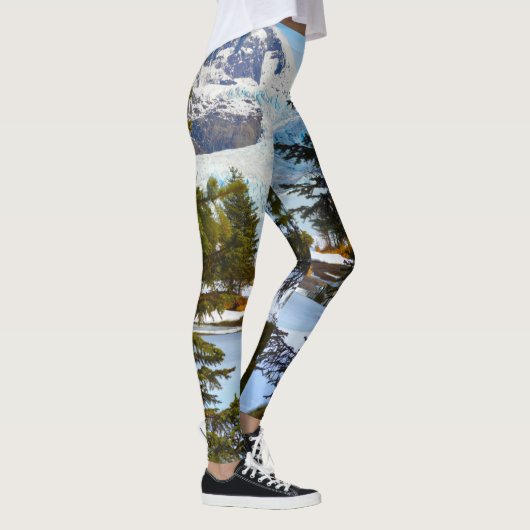 Mendenhall Glacier in de winter Leggings (Rechts)