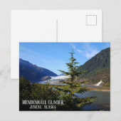 Mendenhall Glacier Juneau Alaska Briefkaart (Voorkant / Achterkant)