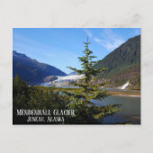 Mendenhall Glacier Juneau Alaska Briefkaart (Voorkant)