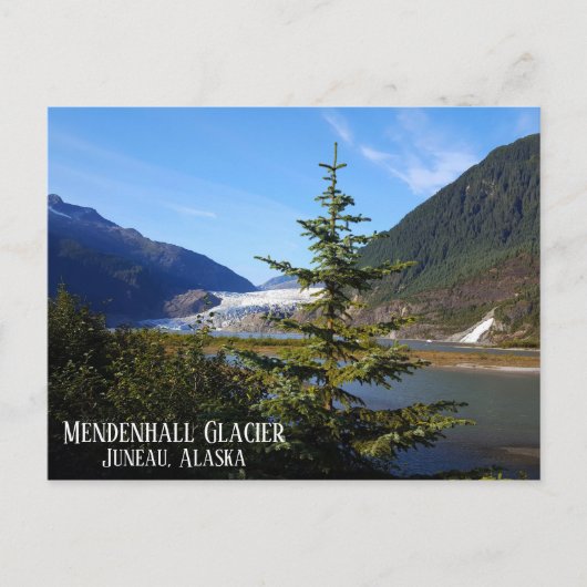 Mendenhall Glacier Juneau Alaska Briefkaart (Voorkant)