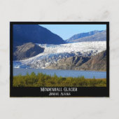 Mendenhall Glacier Juneau Alaska Briefkaart (Voorkant)