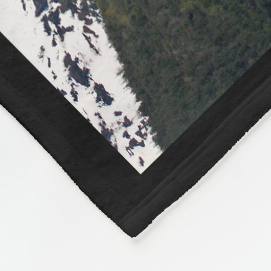 Mendenhall Glacier / Juneau Alaska Fleece Deken (Hoek)