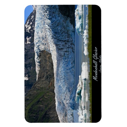 Mendenhall Glacier / Juneau Alaska Magneet (Verticaal)