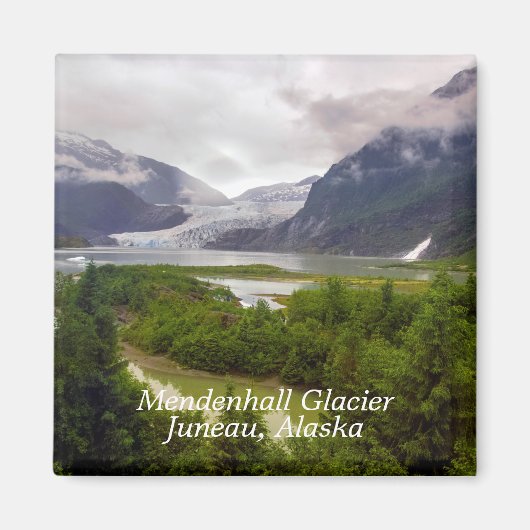 Mendenhall Glacier Juneau Alaska Magnet (Voorkant)