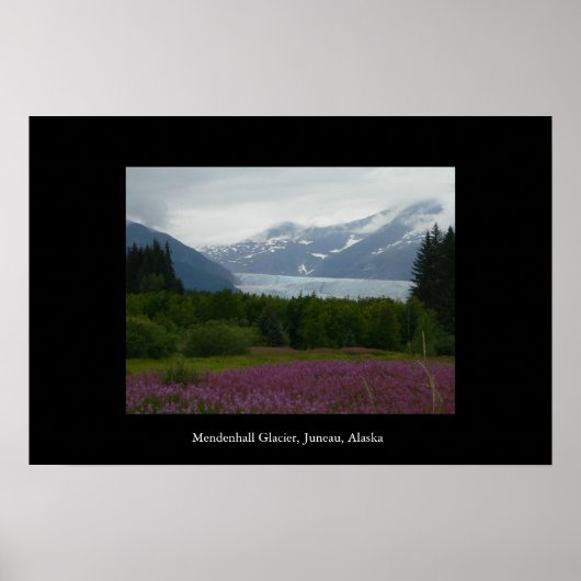 Mendenhall Glacier, Juneau, Alaska Poster (Voorkant)