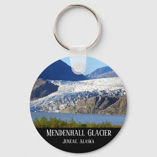 Mendenhall Glacier Juneau Alaska Sleutelhanger (Voorkant)