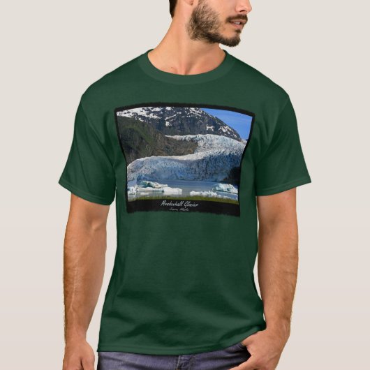 Mendenhall Glacier / Juneau Alaska T-shirt (Voorkant)