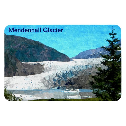 Mendenhall Glacier Magneet (Horizontaal)