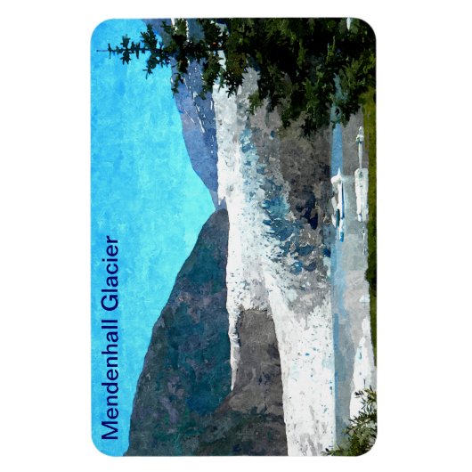 Mendenhall Glacier Magneet (Verticaal)